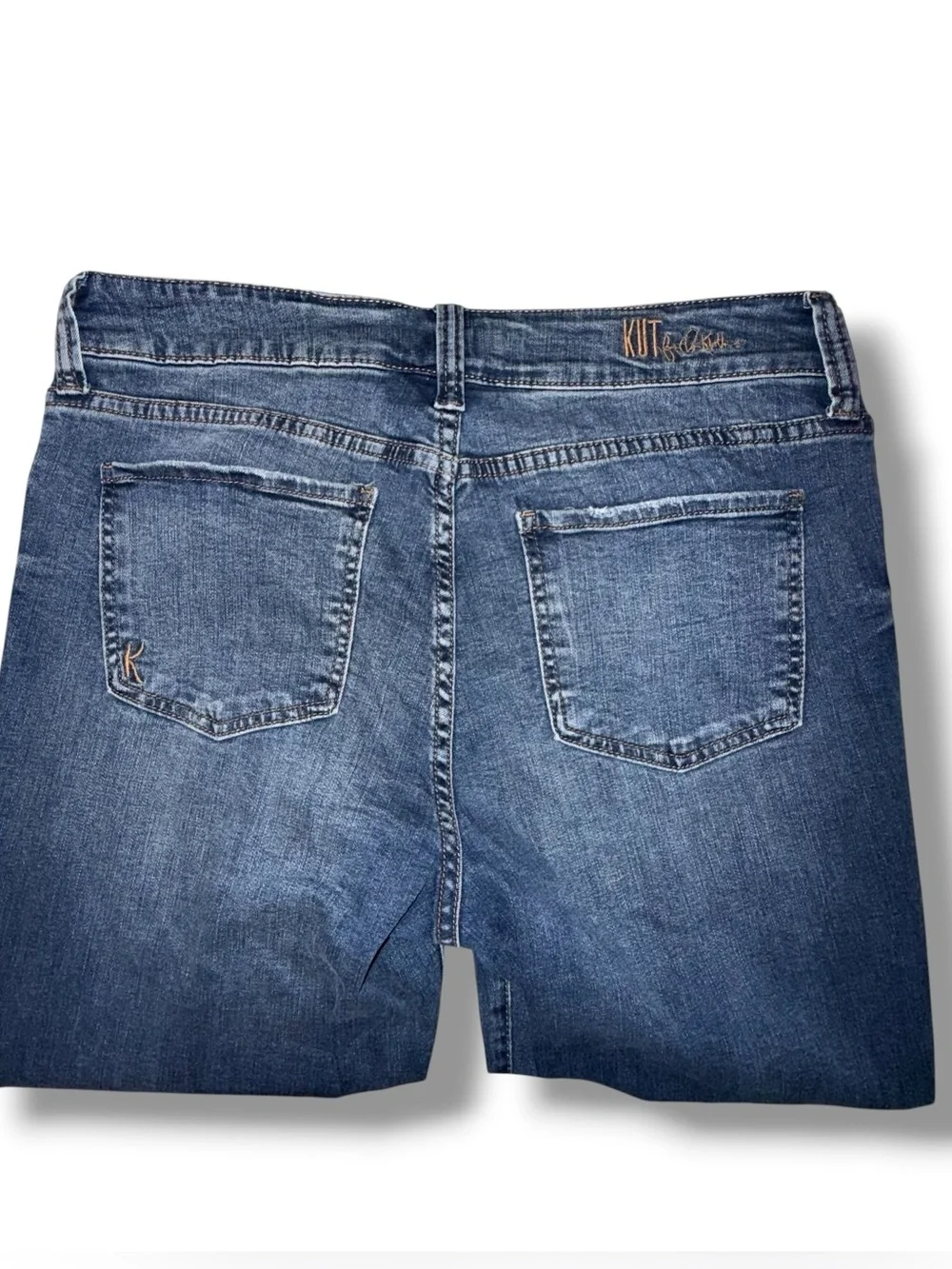 KUT FROM THE KLOTH Nicole High-Rise Bootcut- Women’s Jeans 12 Watsonia Blue